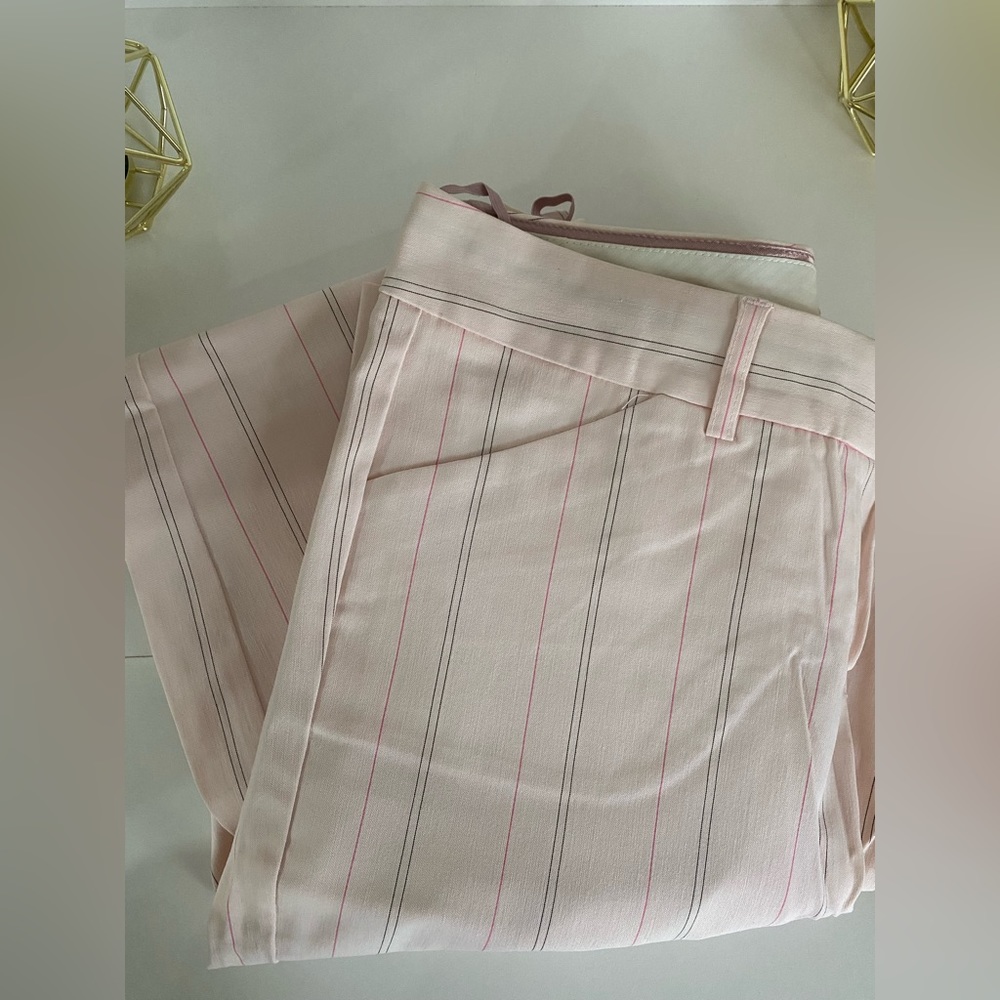 Light Pink Stripe Slacks